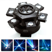 Hexa-Arm Bee Eye Laser - 6-Beam DJ Stage Light 🎶💥✨