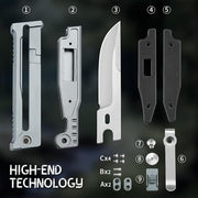 Compact Defender - 7.6" Folding Safety Tool 🛡️⚙️✨