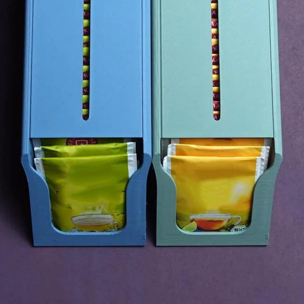 Tea Bag Storage Box – Removable Organizer for Kitchen & Home