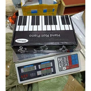 49-Key Portable Roll-Up Electronic Piano Keyboard | Rechargeable Soft Silicone Keys | 16 Tones, 6 Demo Songs | Ideal Beginner Gift (Silvery)