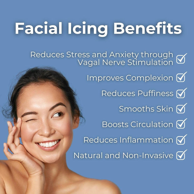 Icy-Mojo™ Portable Full-Face Ice Therapy Bowl (Collapsible Design · Built-In Ice Tray · Acne Relief & Skin Tightening)
