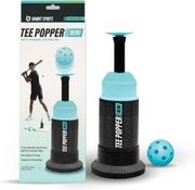 Bandit Sports Tee Popper Baseball Hitting Trainer – Automatic Pop-Up Batting Tee for All Ages & Skill Levels (1 Popper Ball Included)