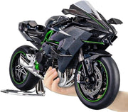 1:9 Alloy Die-Cast Simulation Motorcycle Model (Kawasaki H2R / Ninja / BMW S1000RR) – High-Precision Collectible