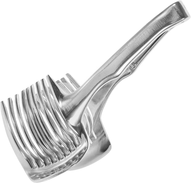 Multi-Functional Clamp Slicer（Perfect for Tomatoes, Lemons, Potatoes | Food-Grade Aluminum）