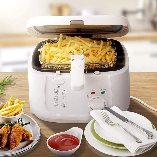 Electric Fryer - 2.5L Digital Oil-Free Cooker 🍟⚡🌿