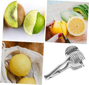 Multi-Functional Clamp Slicer（Perfect for Tomatoes, Lemons, Potatoes | Food-Grade Aluminum）