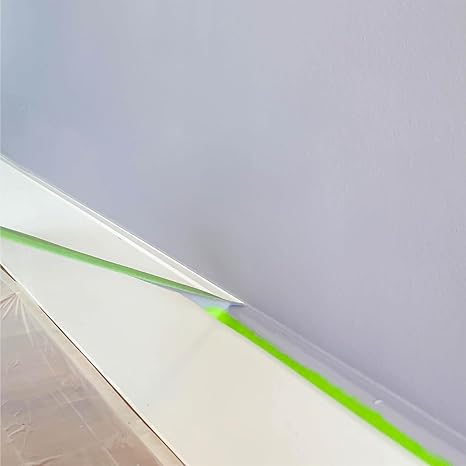 Masking Master™ Painter’s Tape Applicator | 5× Faster & High-Precision Alignment | One-Handed Tape Application & Dual-Side Cutting | Paint, Trim, Door Frame & Window Masking | White & Blue, Model MM2025