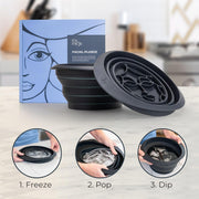Icy-Mojo™ Portable Full-Face Ice Therapy Bowl (Collapsible Design · Built-In Ice Tray · Acne Relief & Skin Tightening)