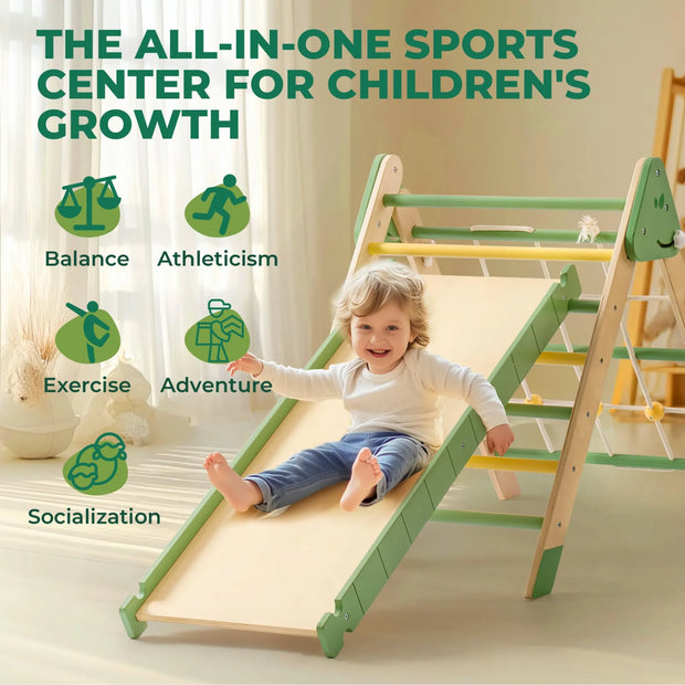 5-in-1 Toddler Climbing Set - Indoor Gym 🧗♂️🌈✨