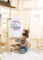 Kids' Wooden Art Easel - Creative Double-Sided Studio 🎨👧🧒
