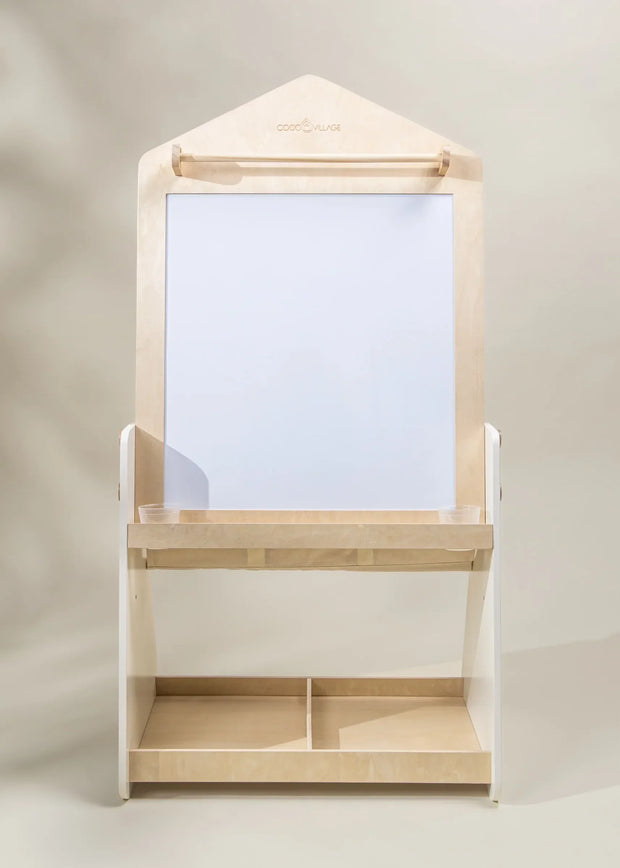 Kids' Wooden Art Easel - Creative Double-Sided Studio 🎨👧🧒