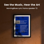 Stereoscopic Lyric Frame Speaker - Audio-Visual Harmony&nbsp;🎵🖼️✨